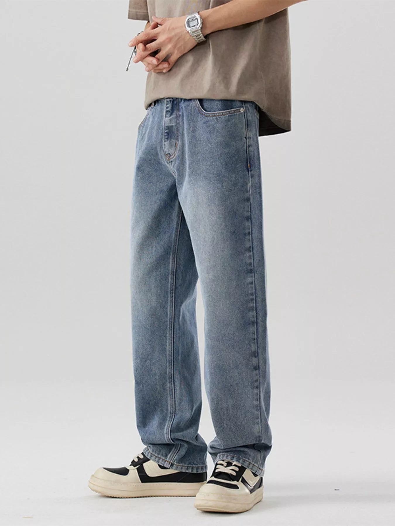 Men's Wide Leg Jeans