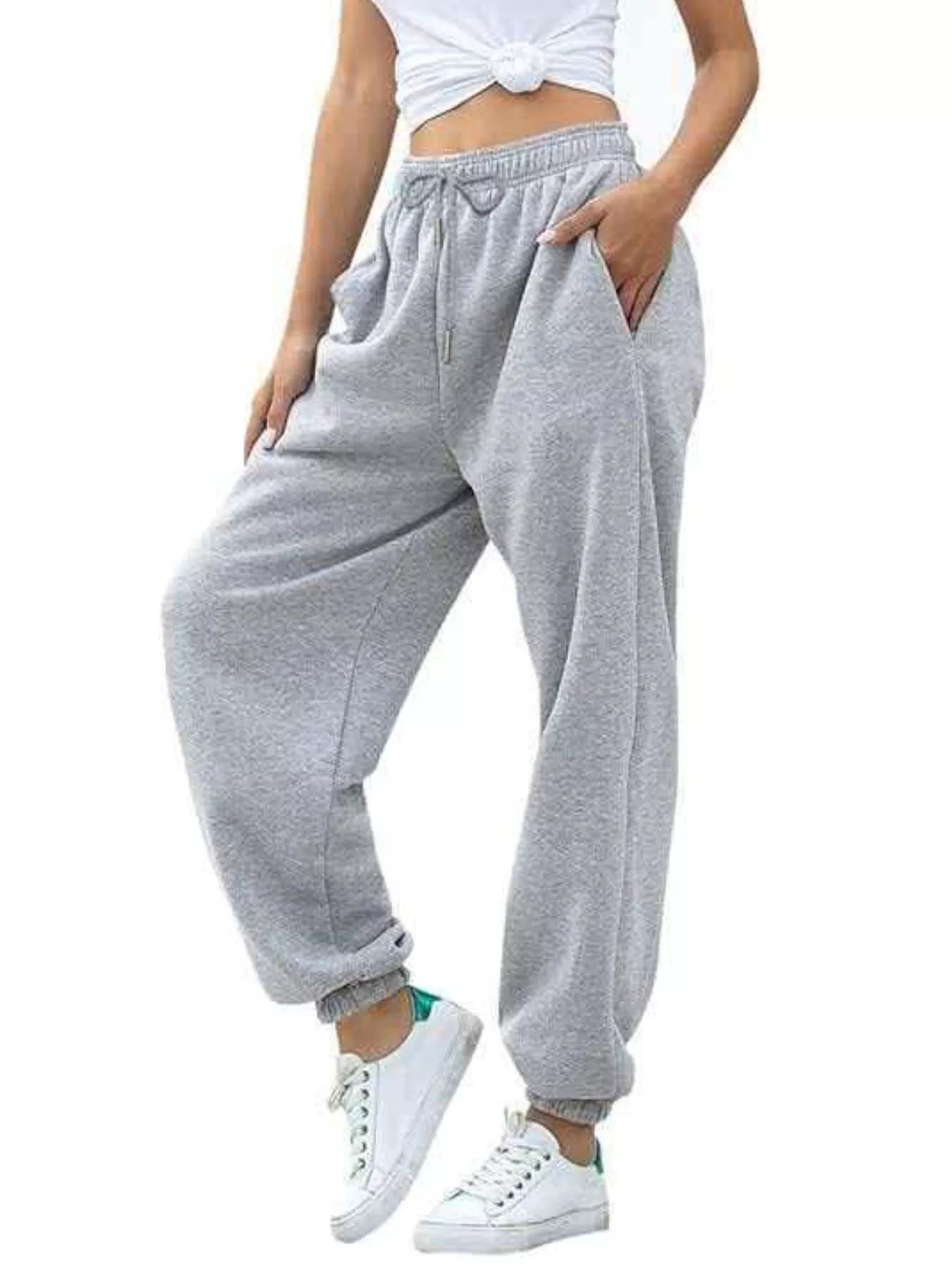 Loose Fit Drawstring Joggers