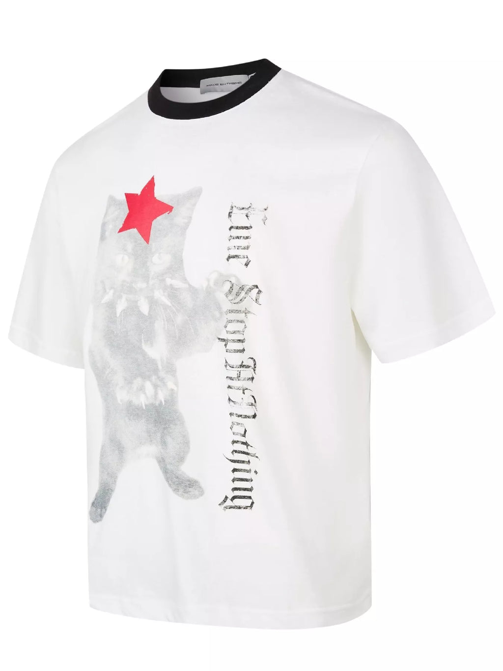 Men's Cat Star Graphic Short Sleeve T-Shirt
