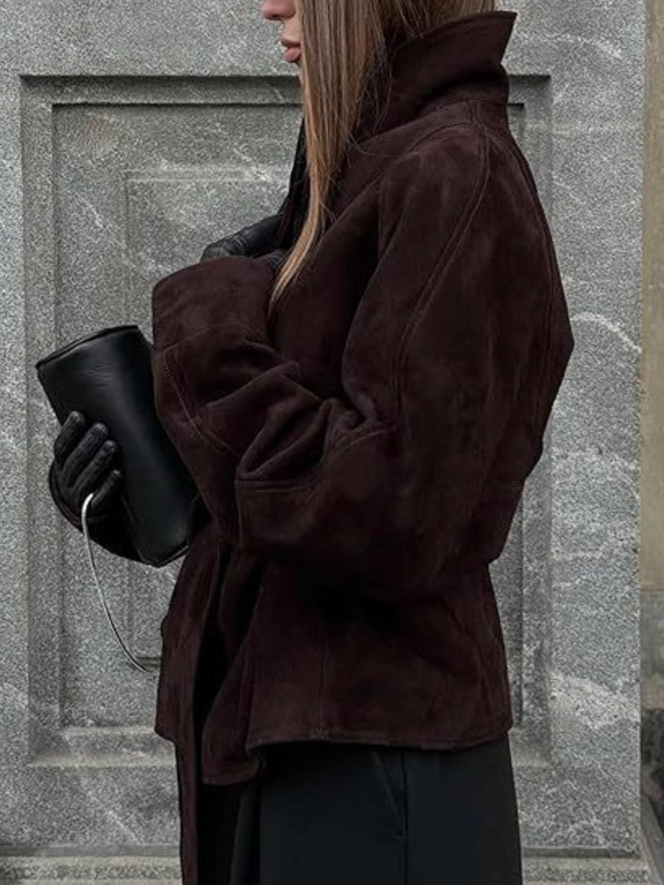 Tie Waist Vintage Style Jacket