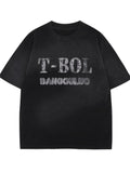 Men's Letter Graphic Round Neck Short Sleeve T-Shirt