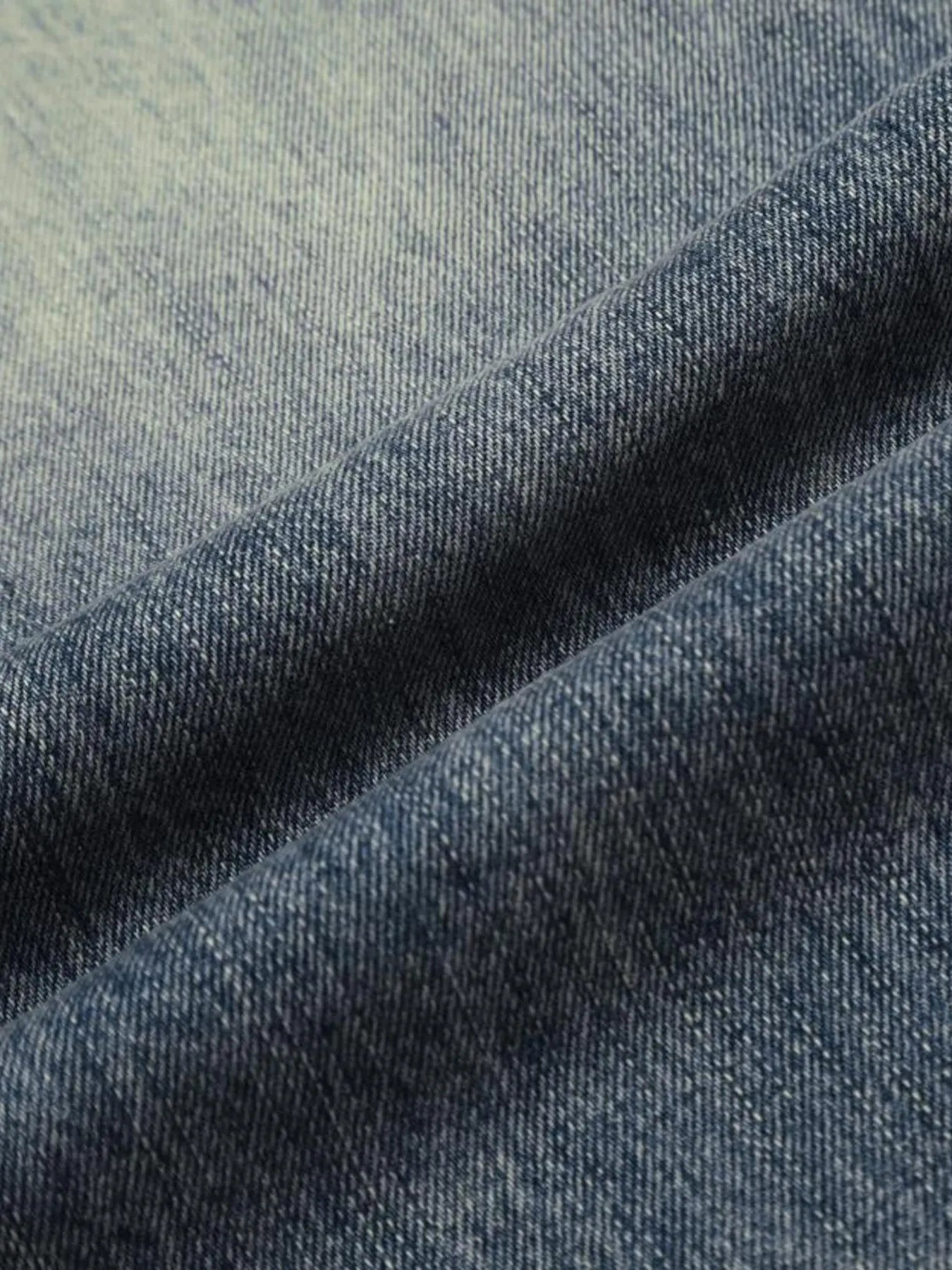 Men's Vintage Wash Distressed Jeans