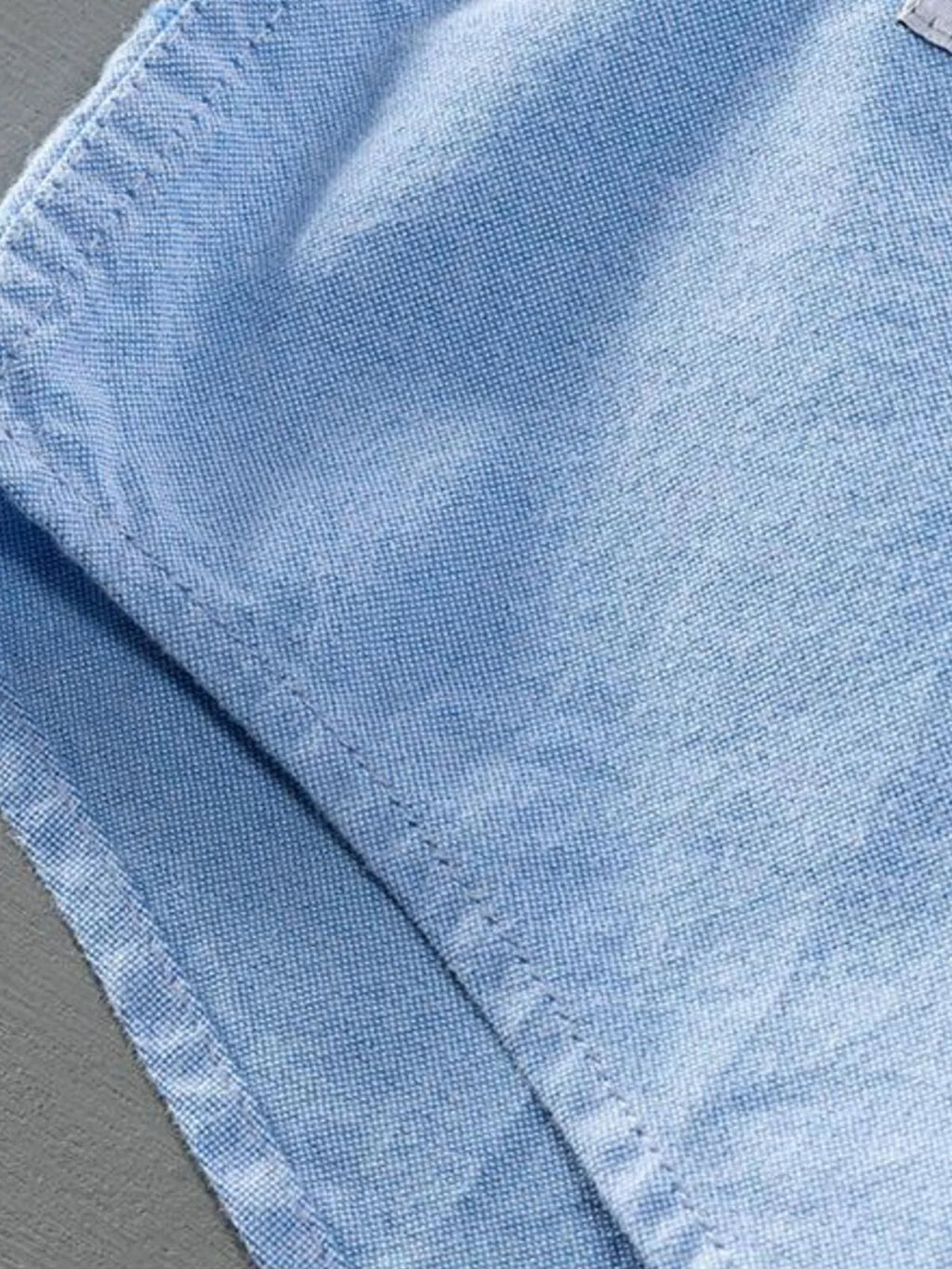 Men's Plus Size Button Up Long Sleeve Shirt