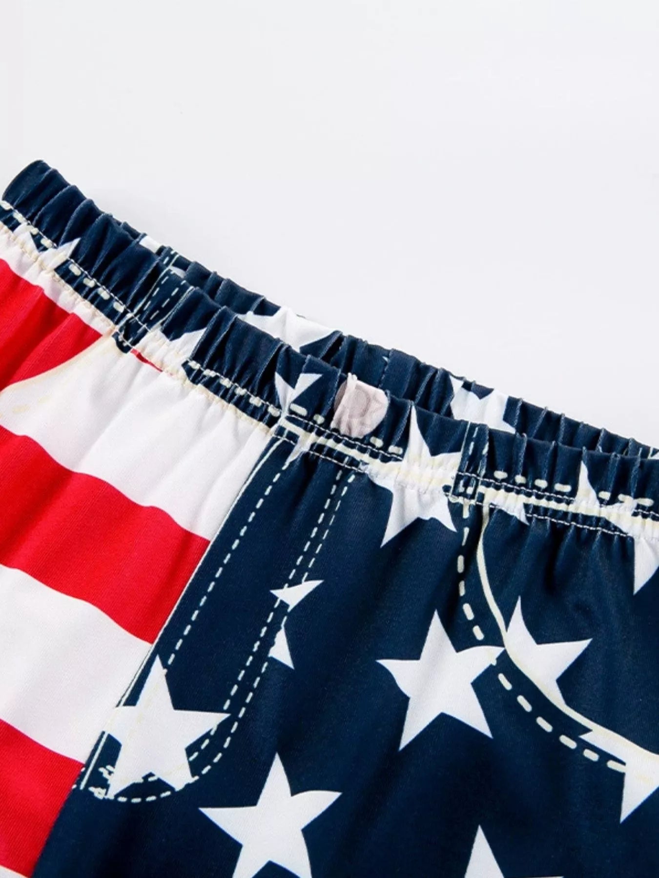 Children's Patriotic Freedom Ruffle Tank and Pants Set