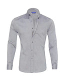 Men's Full Size Classic Button-Down Long Sleeve Business Shirt Plus Size
