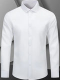 Men's Full Size Button Up Long Sleeve Shirt Plus Size