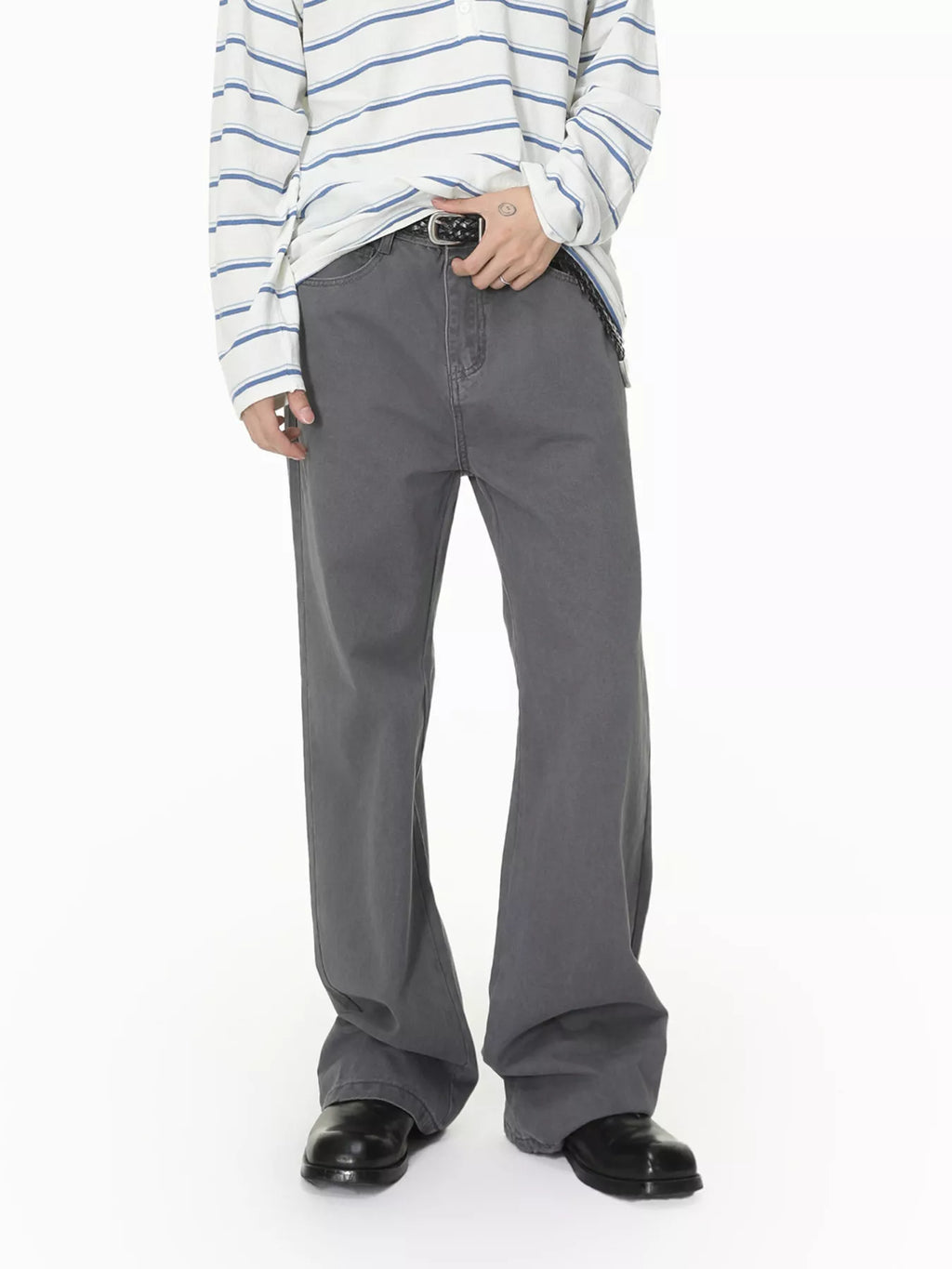 Men's Washed Loose Fit Jeans
