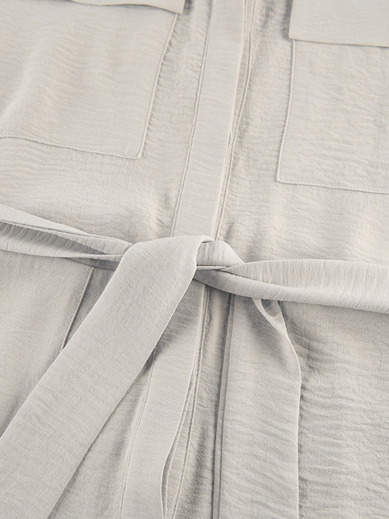 Chest Pocket Short Sleeve Wide Leg Jumpsuit