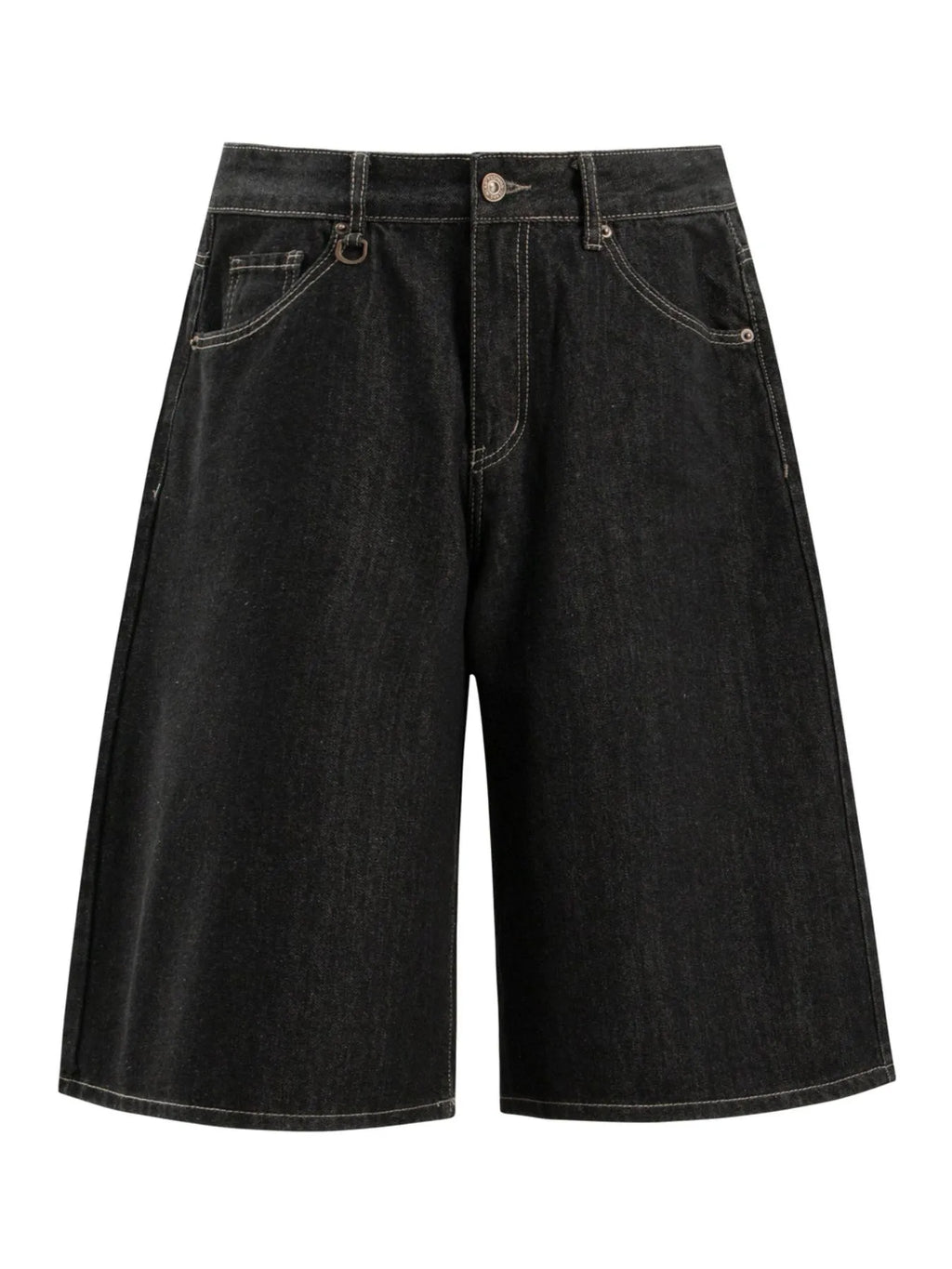 Men's Pocketed Loose Fit Denim Shorts