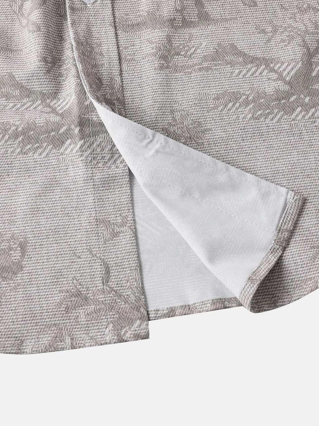 Men's Vintage Print Short Sleeve Casual Shirt
