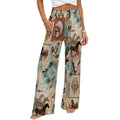 Baha Ranch Bohemian Dreams High Waisted Wide Leg Pants Inclusive Sizing