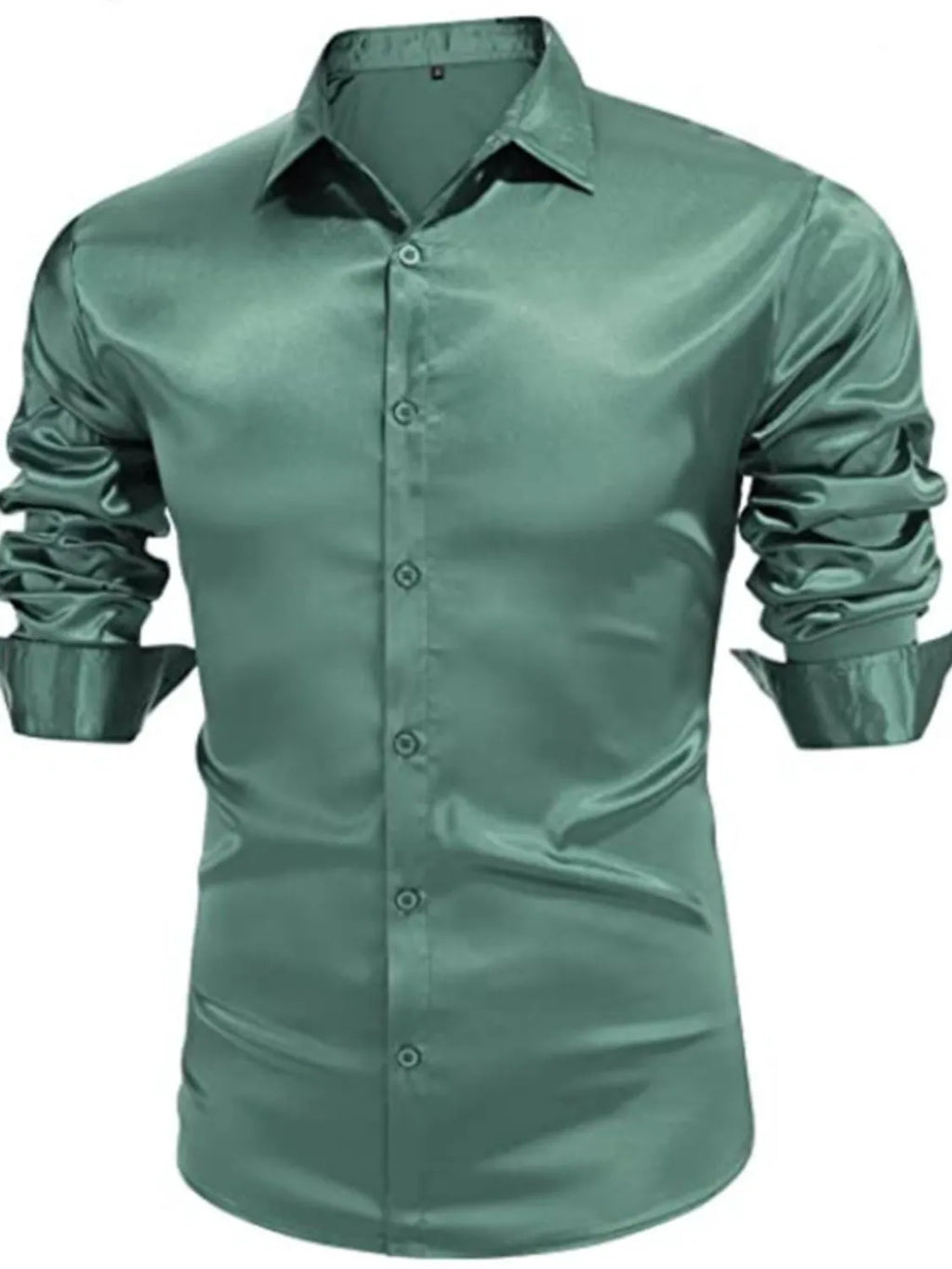 Men's Full Size Button Up Long Sleeve Shirt Plus Size