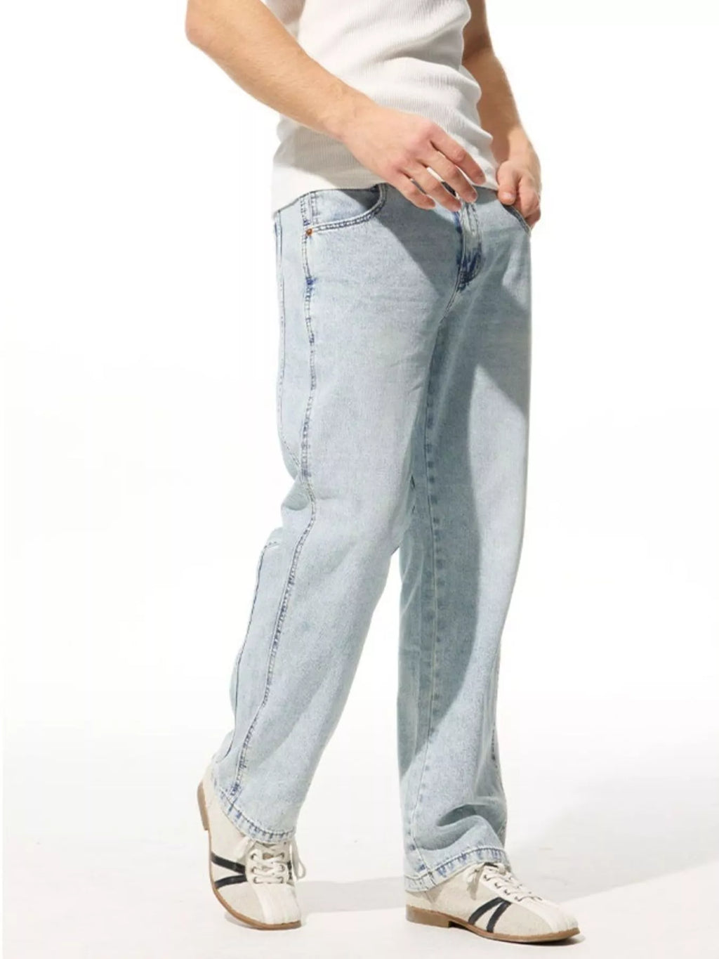 Men's Wide Leg Jeans