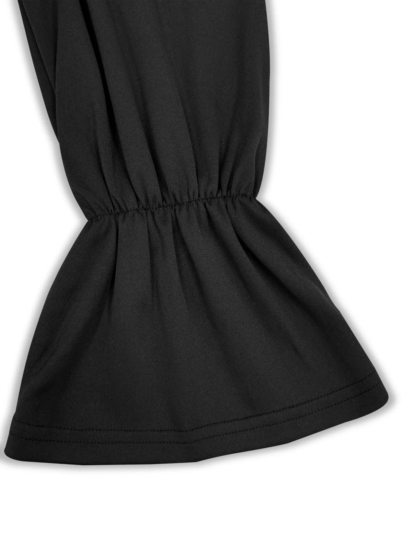 Plus Size Flounce Sleeve Top and Pants Set