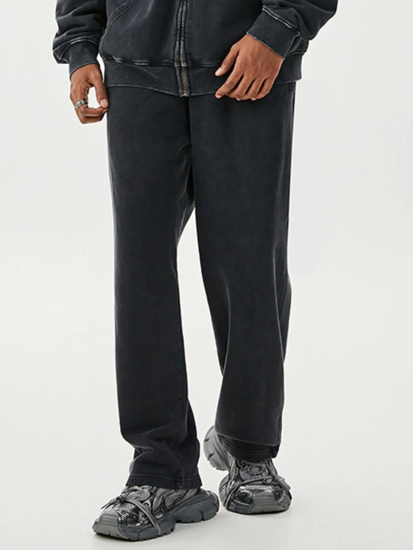 Men's Washed Relaxed Fit Sweatpants