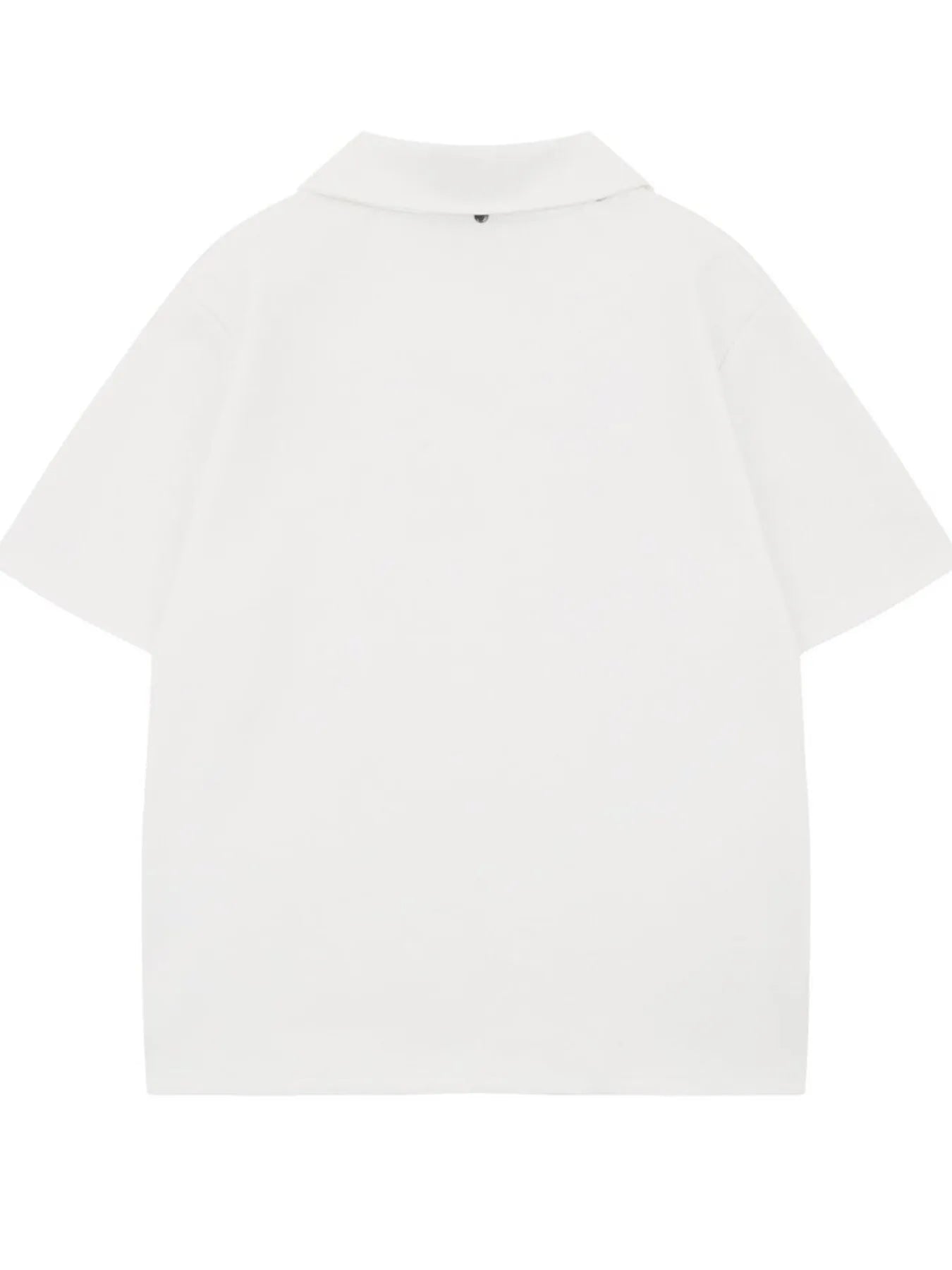 Men's Detachable Collar Short Sleeve Top