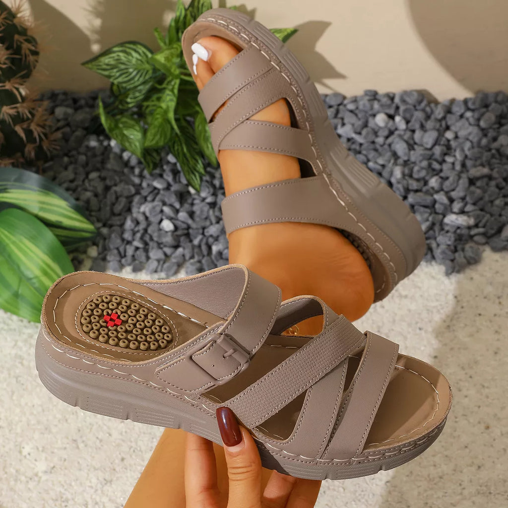 Open Toe Wedge Sandals