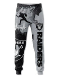 Men's Full Size Printed Loose Fit Joggers Plus Size
