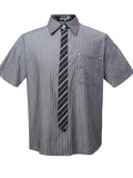 Men's Striped Short Sleeve Shirt