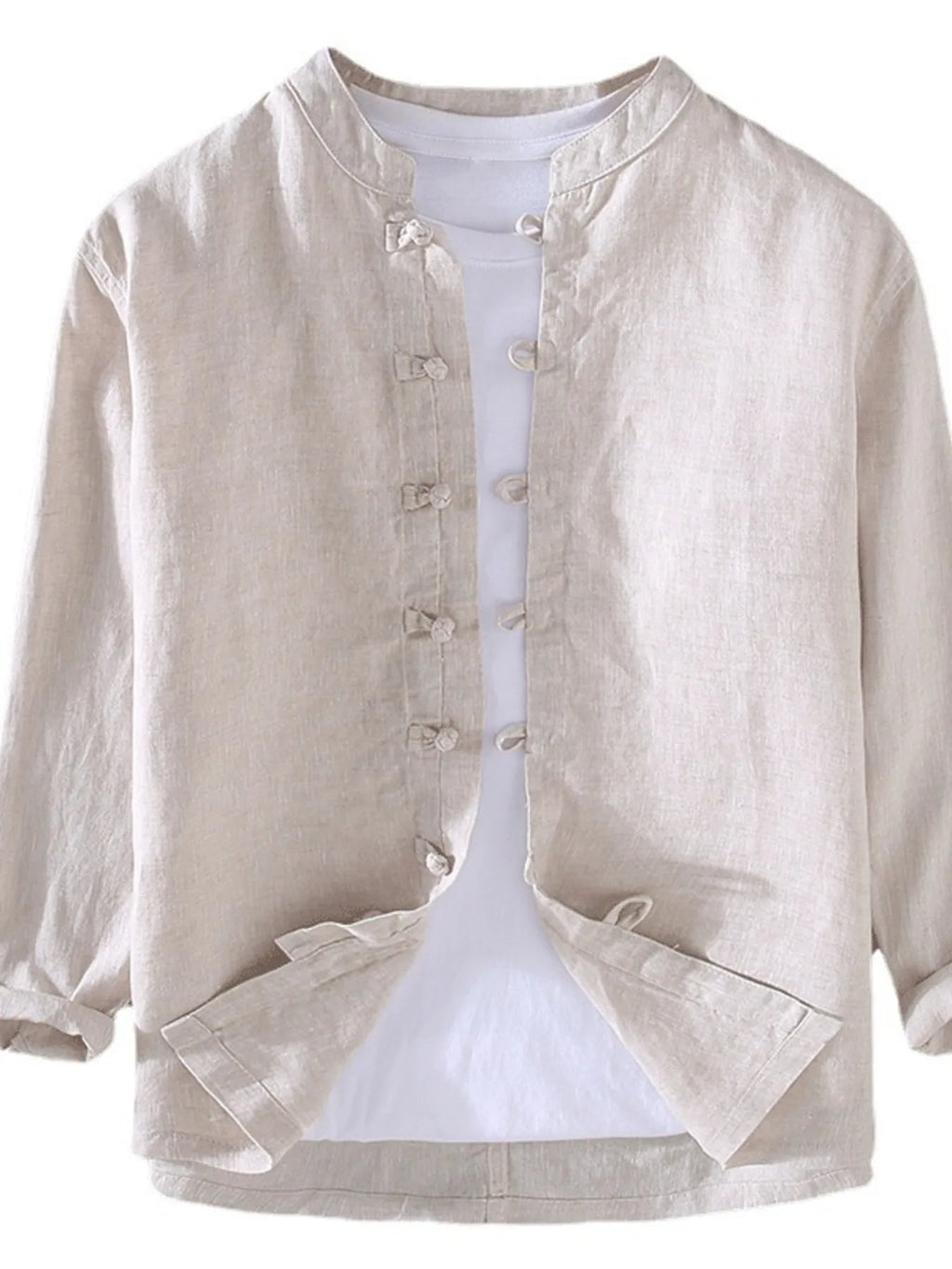 Men's Plus Size Button Up Long Sleeve Shirt