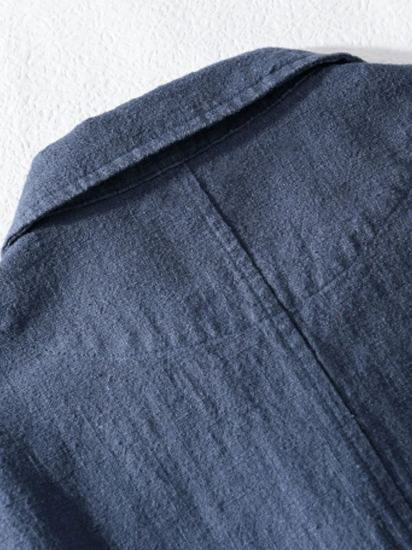 Men's Plus Size Button-Up Shirt with Chest Pocket