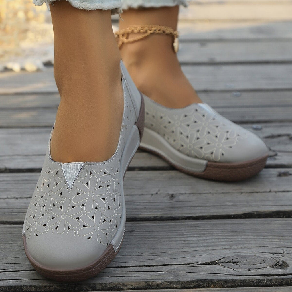 Hollow-Out Casual Loafers