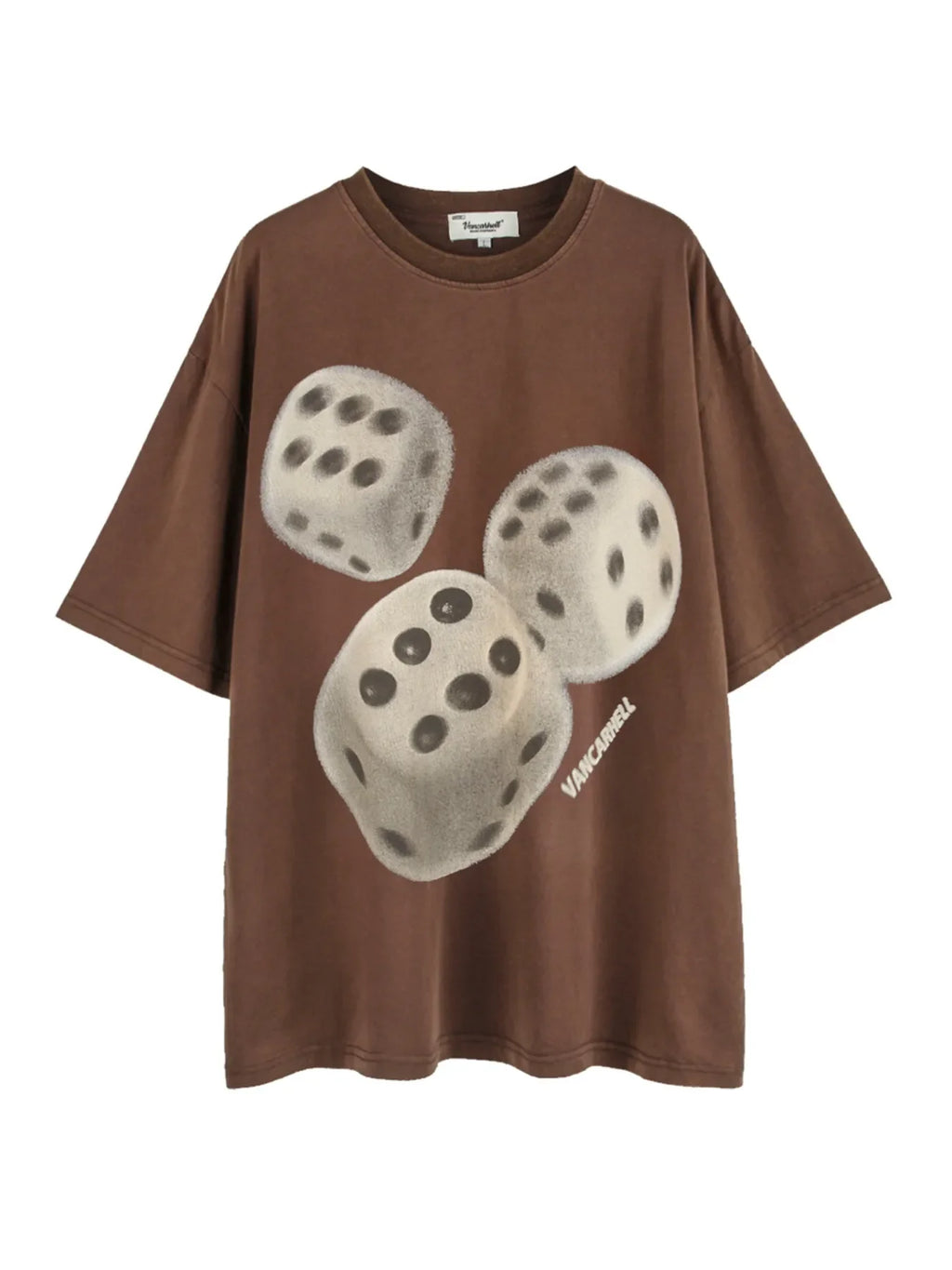 Men's Oversized Graphic Round Neck T-Shirt