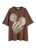 Men's Oversized Graphic Round Neck T-Shirt
