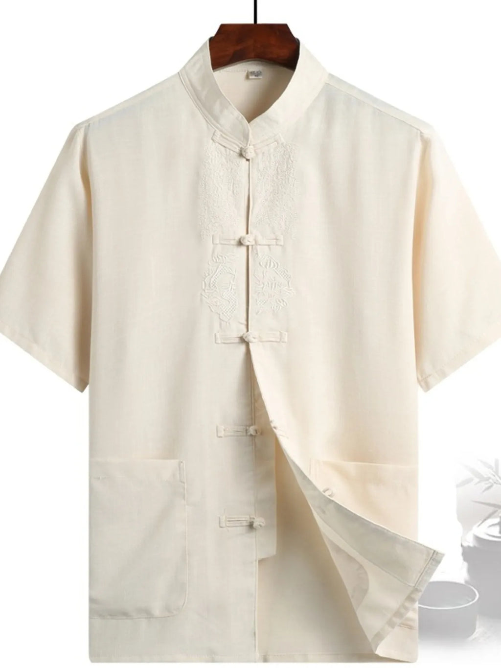 Men's Full Size Button Up Short Sleeve Shirt Plus Size