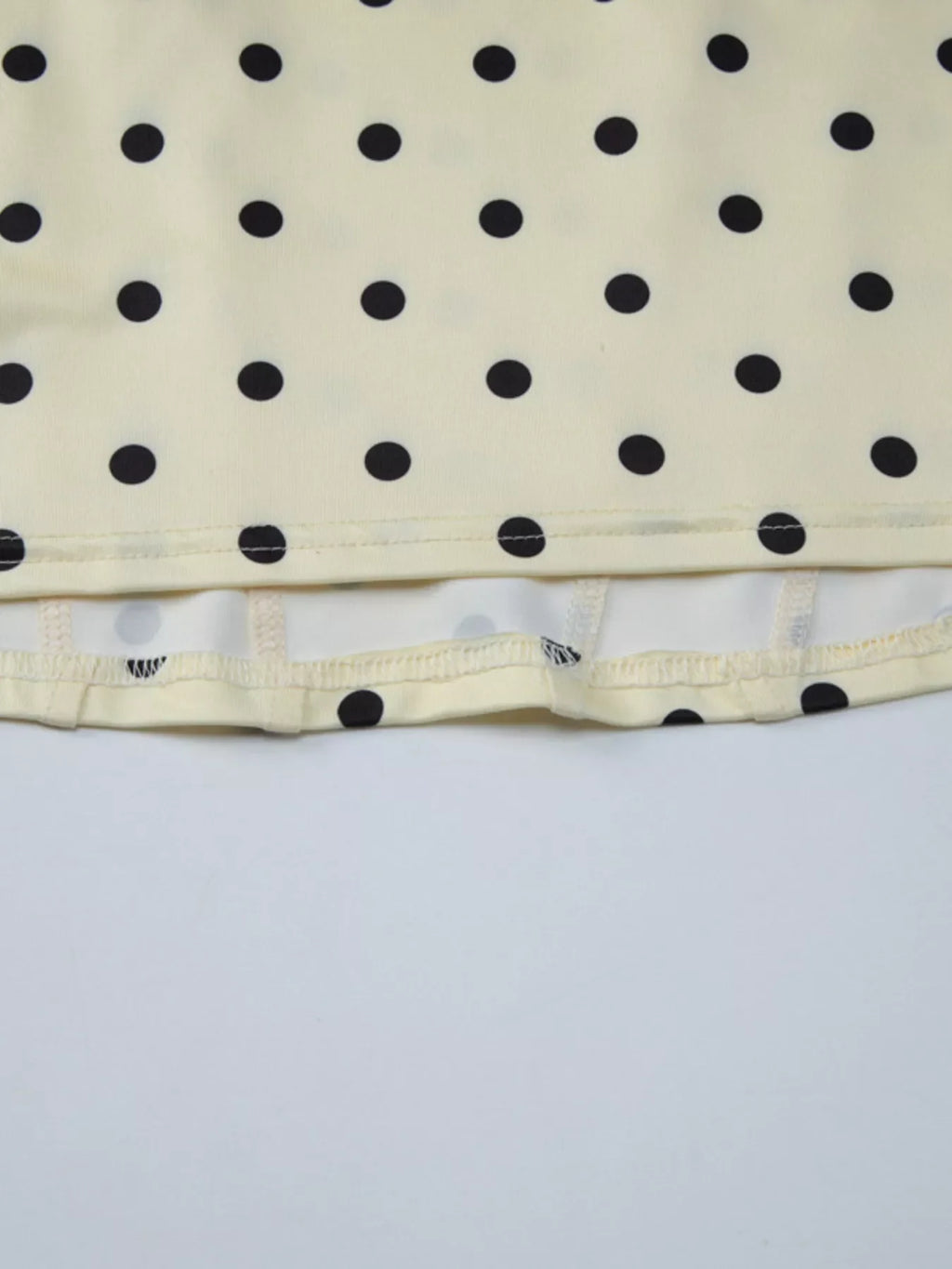 Polka Dot Sweetheart Neckline Tank Top