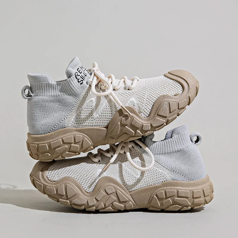 Contrast Mesh Platform Athletic