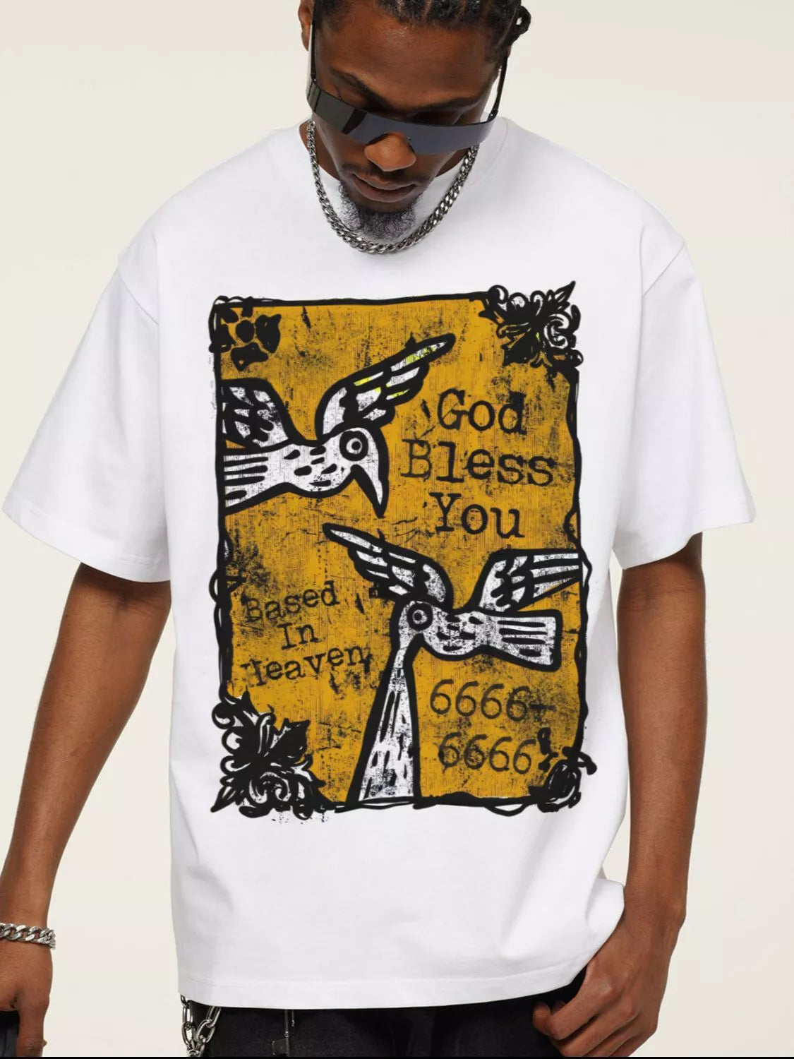 Men's Graphic Round Neck Short Sleeve T-Shirt