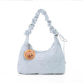 Ruched Handle Shoulder Bag