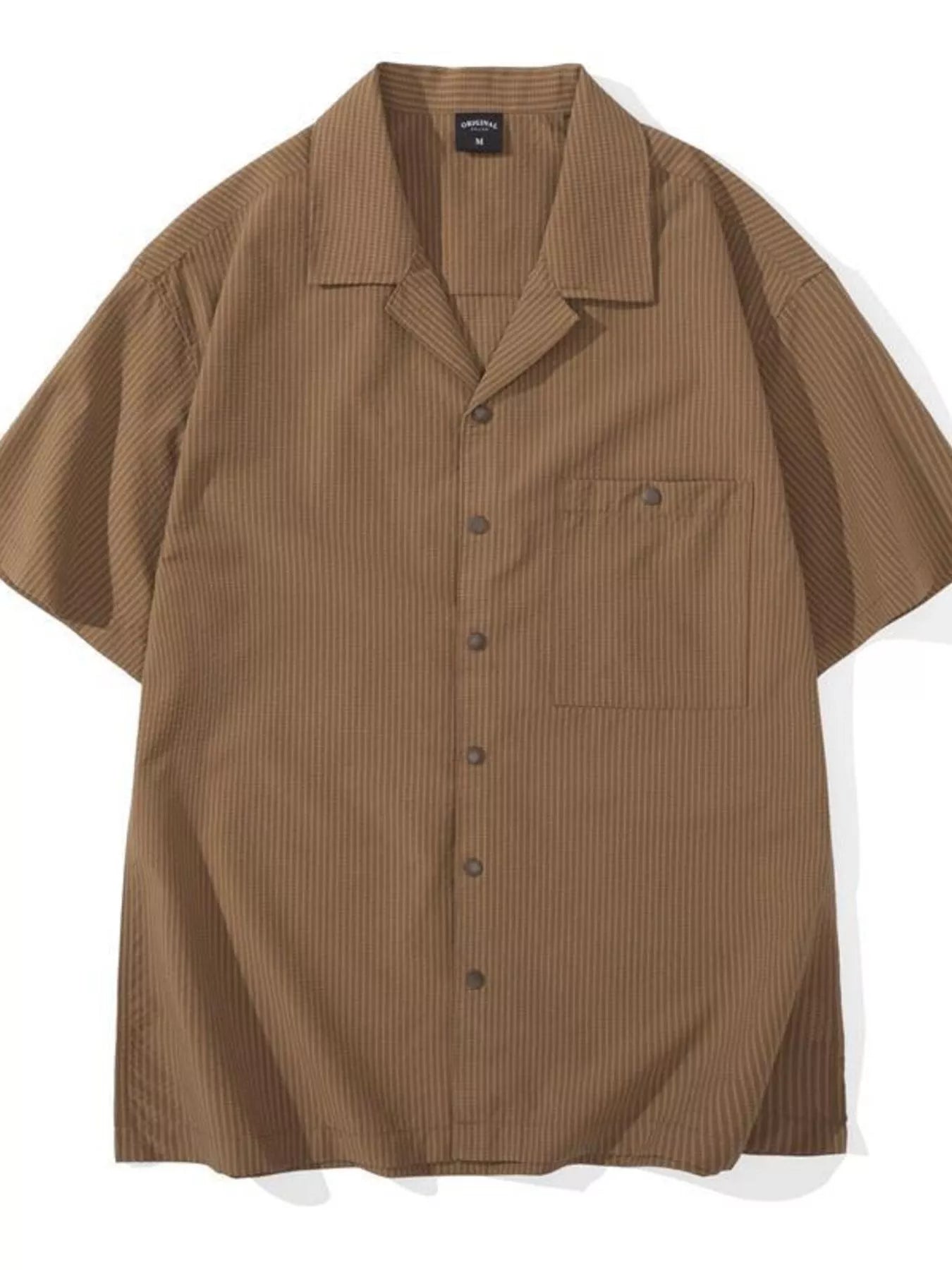 Men's Plus Size Casual Short Sleeve Shirt