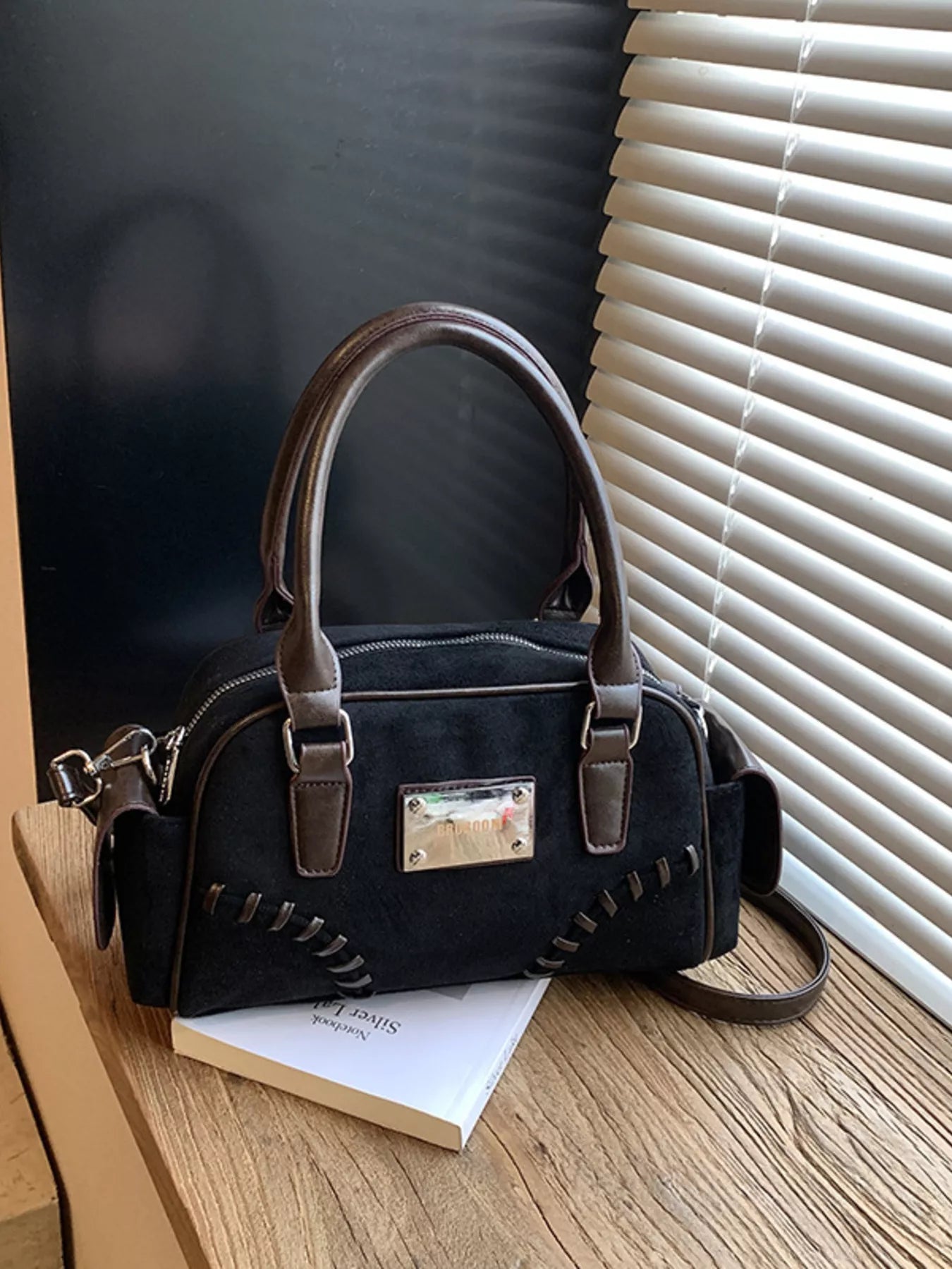 Vintage Top Handle Crossbody Bag