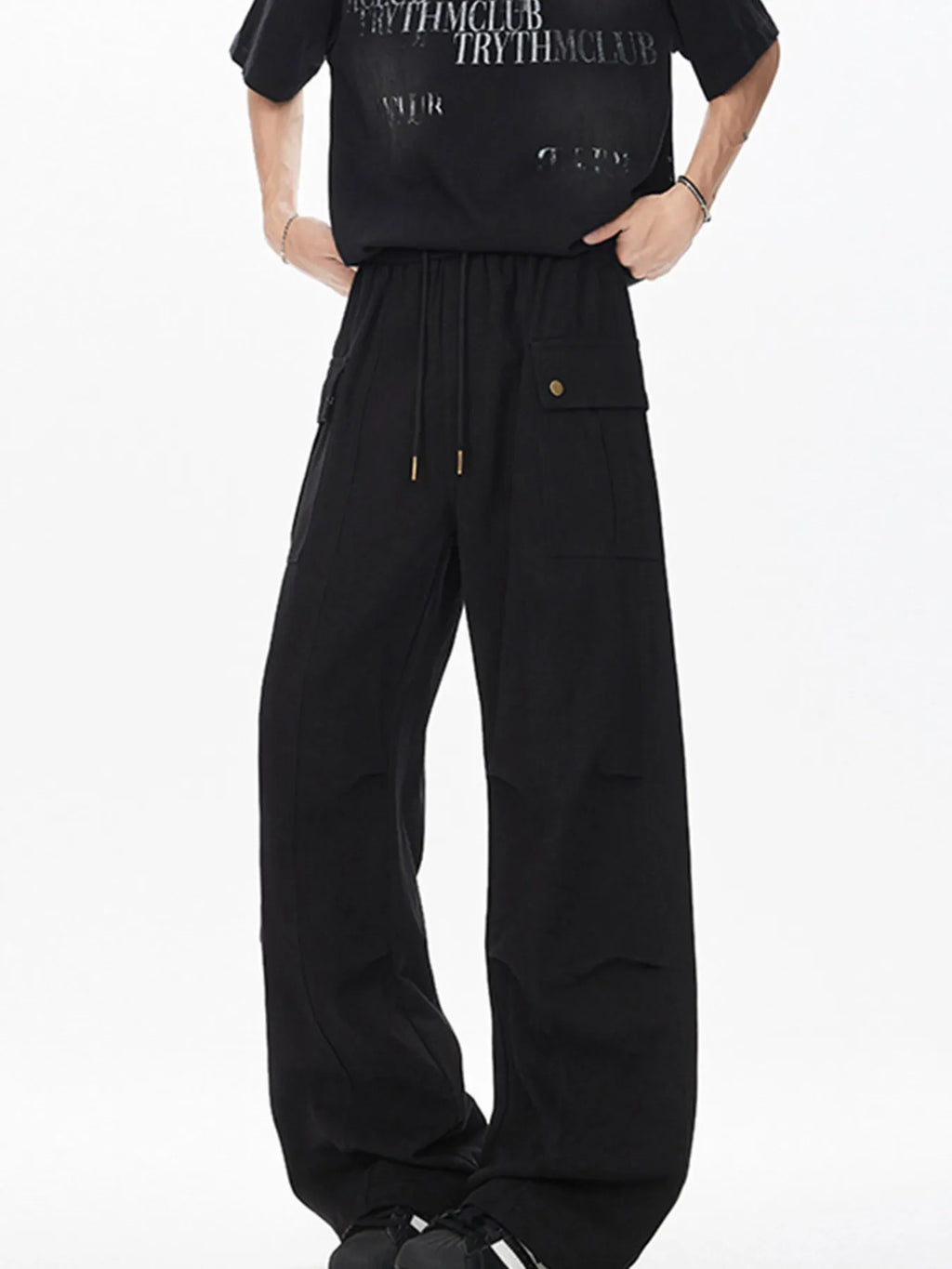 Men's Drawstring Cargo Pants