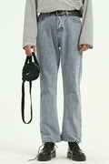 Side Slit Jeans with Pockets