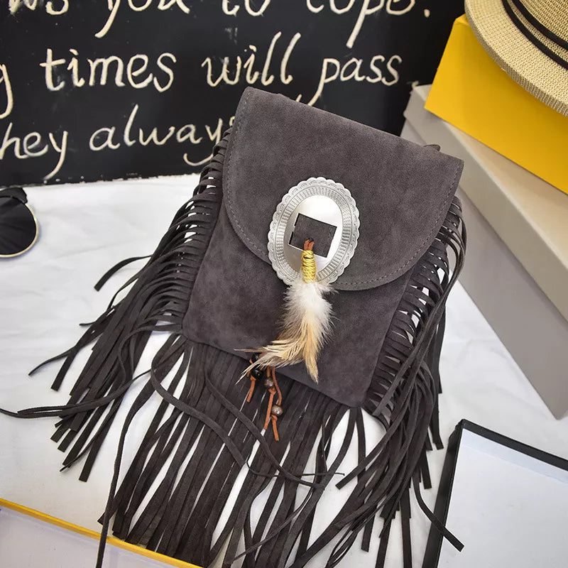 Fringe Tassel Crossbody Bag