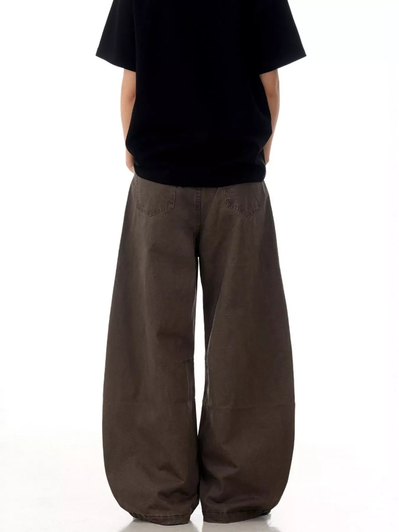 Men's Full Size Wide Leg Pants with Pockets Plus Size