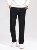 Men's Plus Size Casual Drawstring Loose Fit Pants
