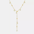 18K Gold-Plated Pearl Drop Necklace