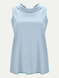 Full Size Round Neck Sleeveless Top