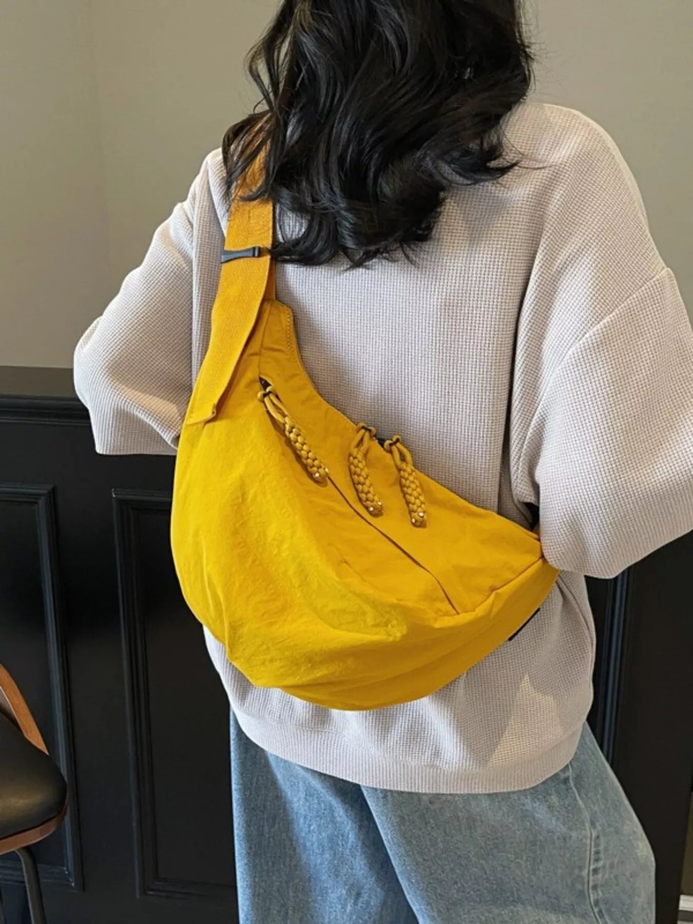 Casual Lightweight Nylon Sling Bag