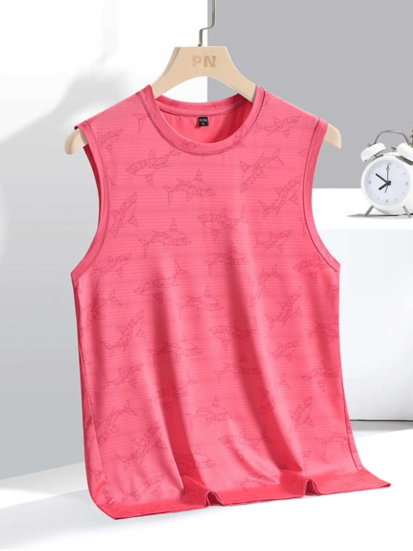 Men's Plus Size Round Neck Tank
