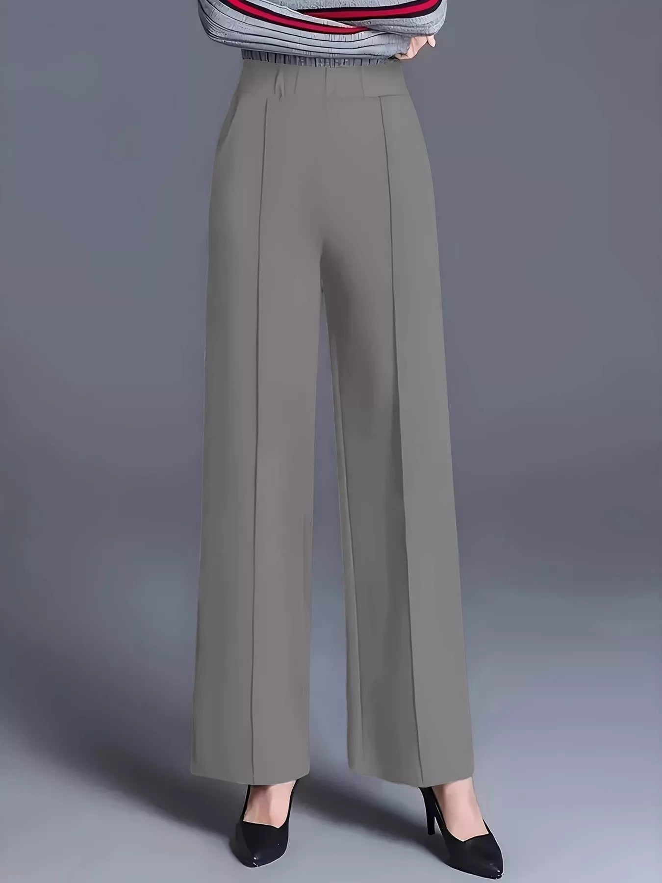 High-Waisted Wide Leg Pants