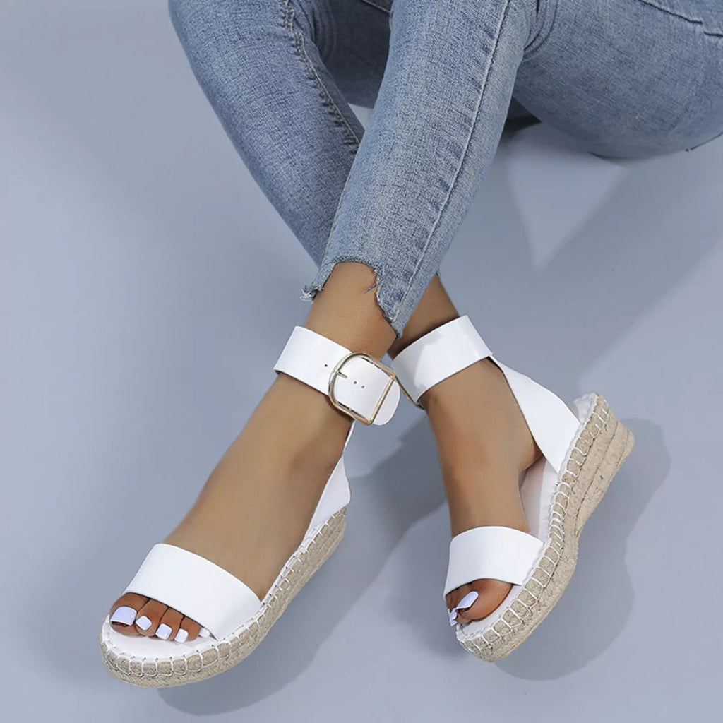 Open Toe Openwork Sandals