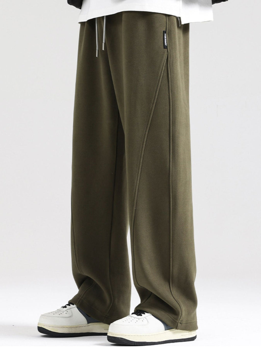 Men's Plus Size Wide Leg Casual Pants
