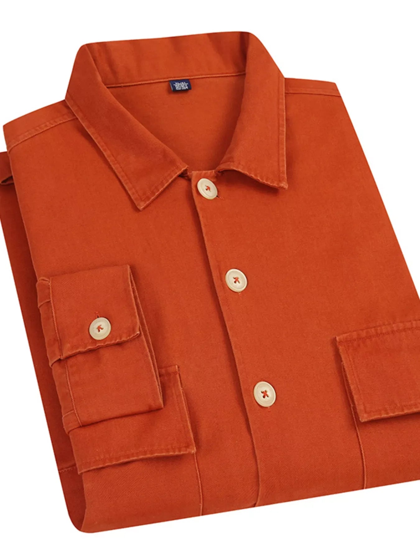 Men's Plus Size Casual Button Up Shirt
