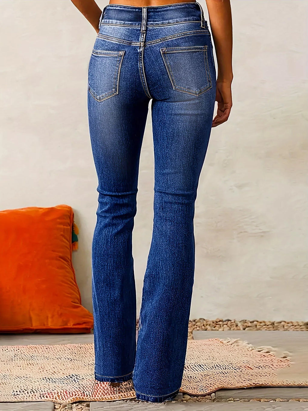 High-Waisted Flare Jeans