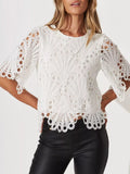 Lace Half Sleeve Blouse